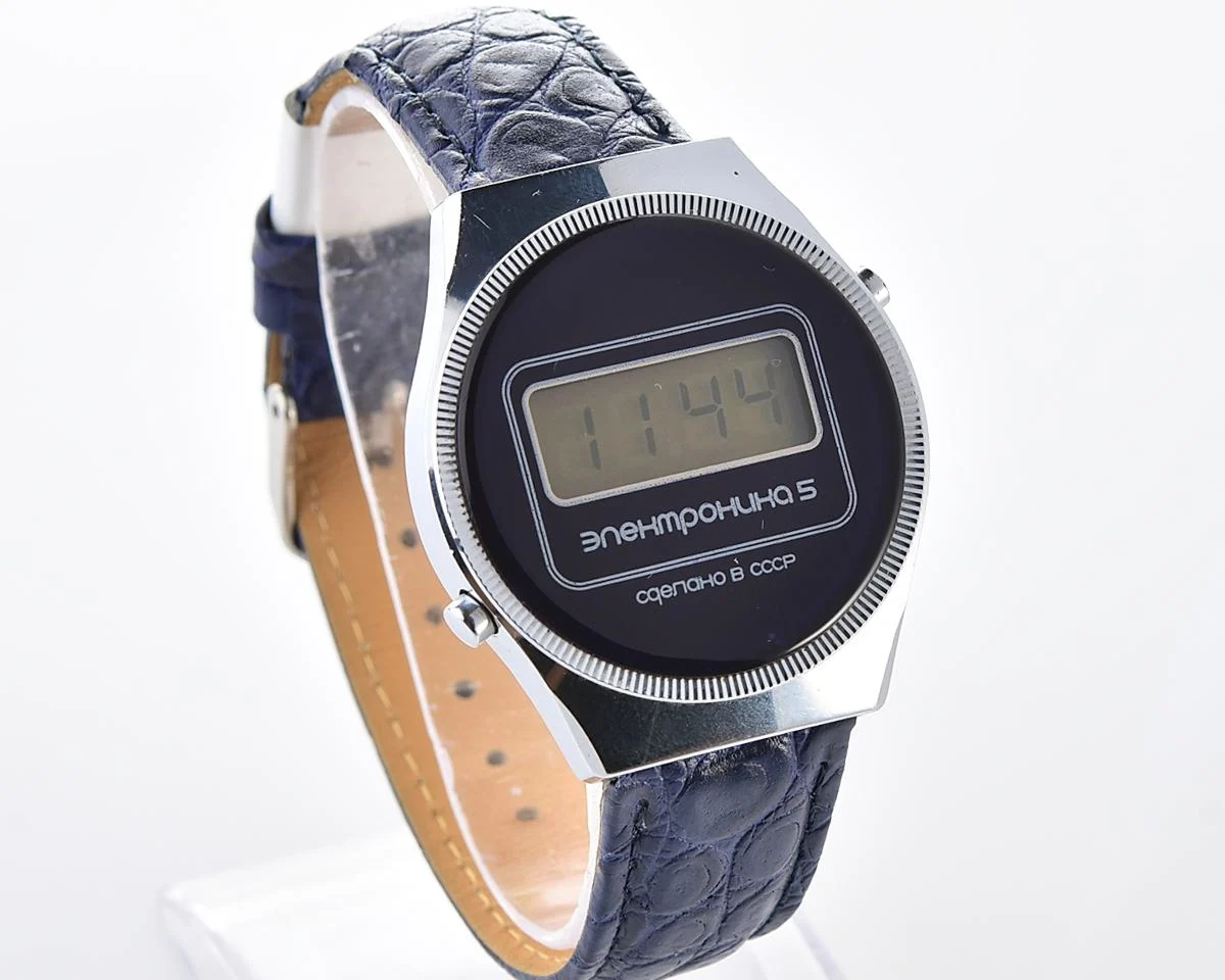 Vintage USSR digital wristwatch Electronika-5