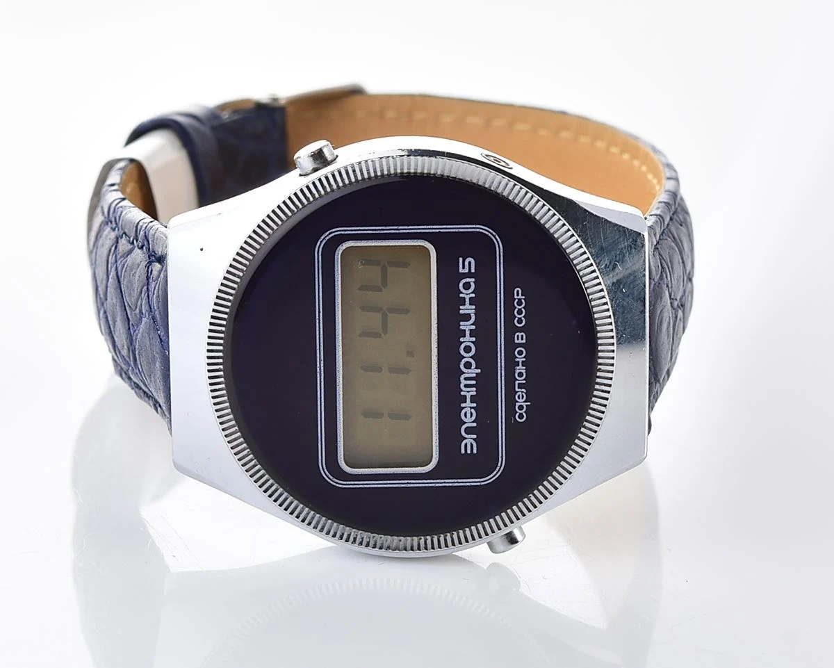 Vintage USSR digital wristwatch Electronika-5