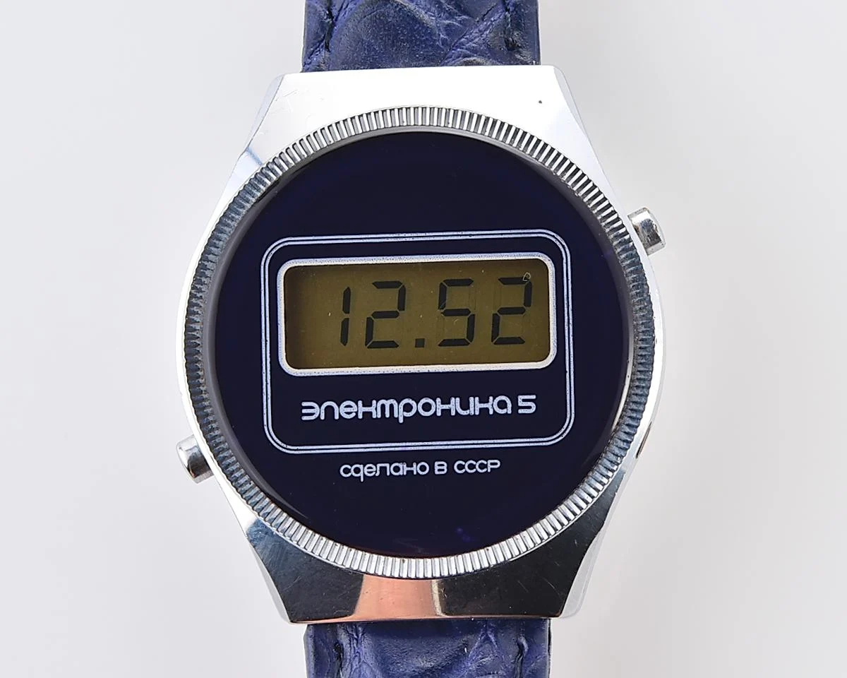 Vintage USSR digital wristwatch Electronika-5