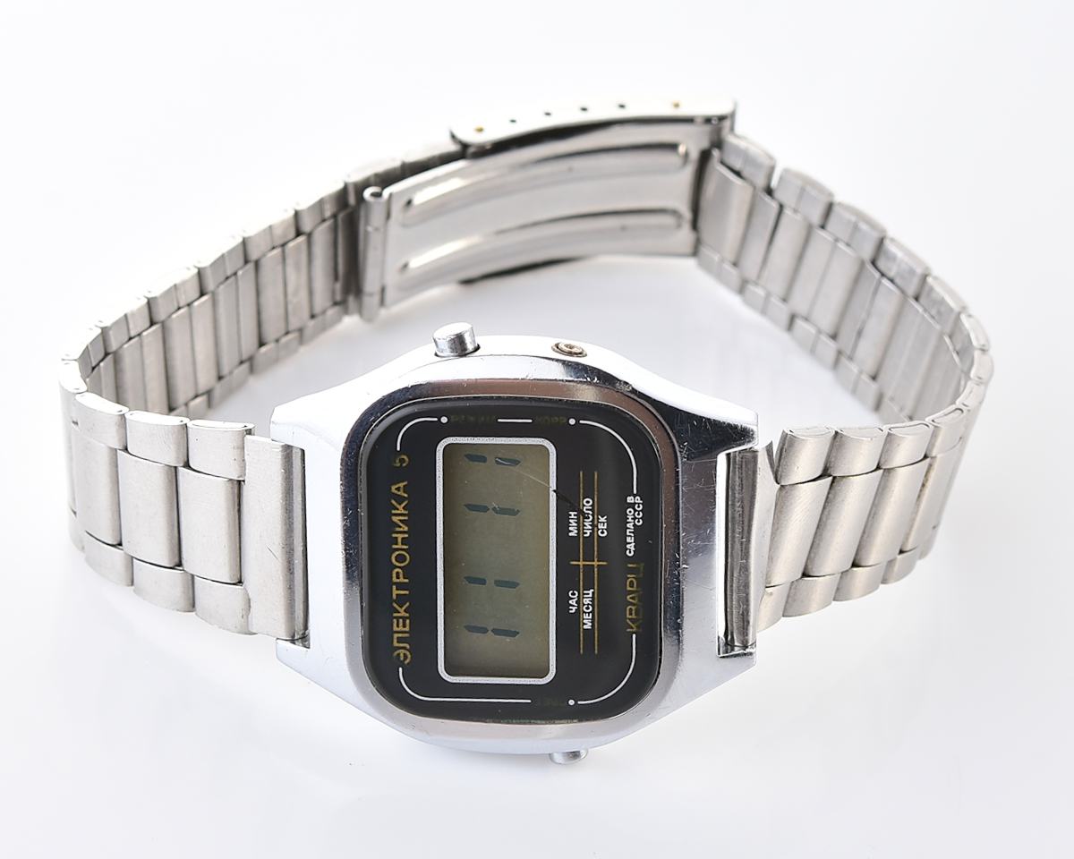 Vintage USSR digital watch Electronika 5