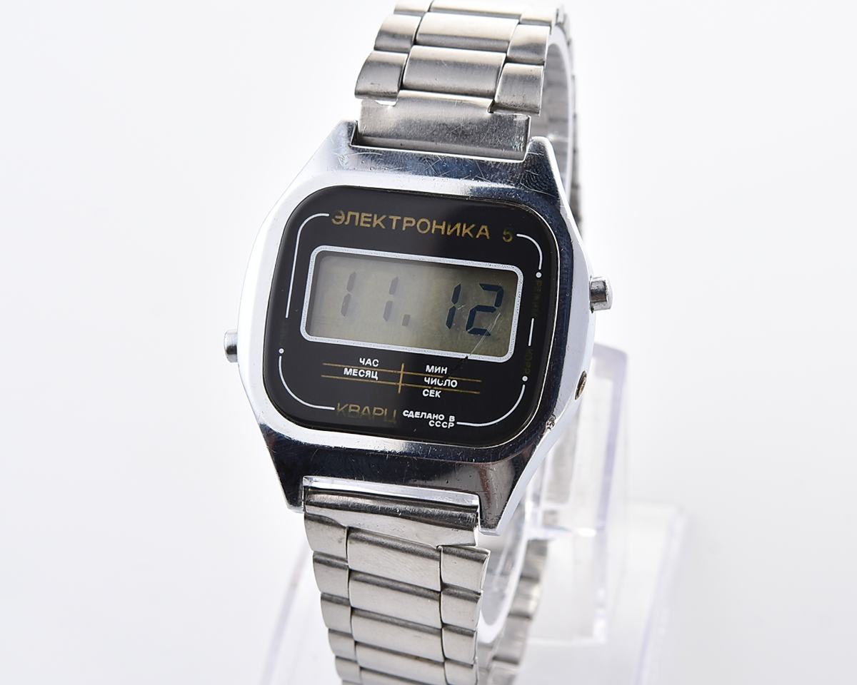 Vintage USSR digital watch Electronika 5