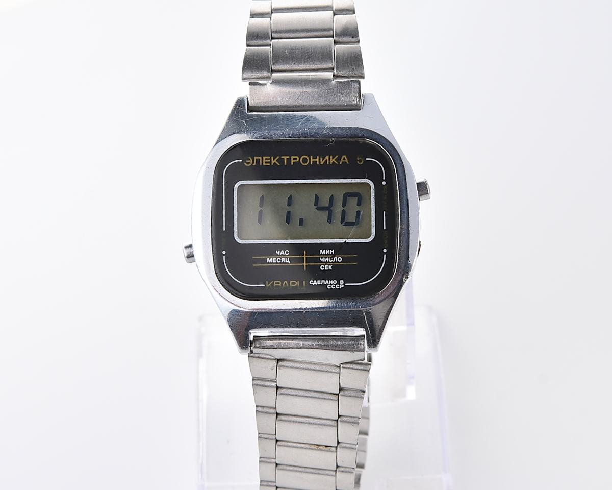Vintage USSR digital watch Electronika 5