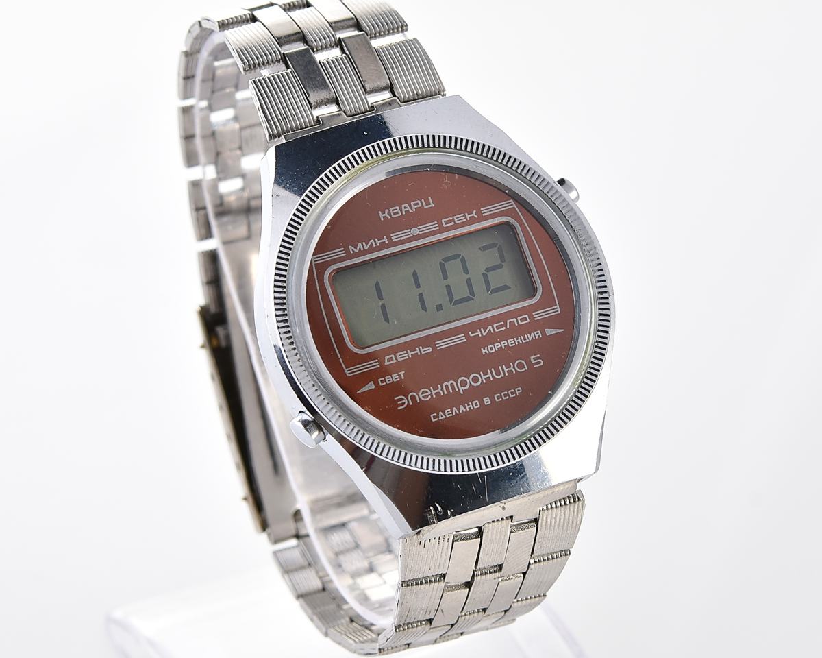 Vintage USSR digital watch Electronika 5