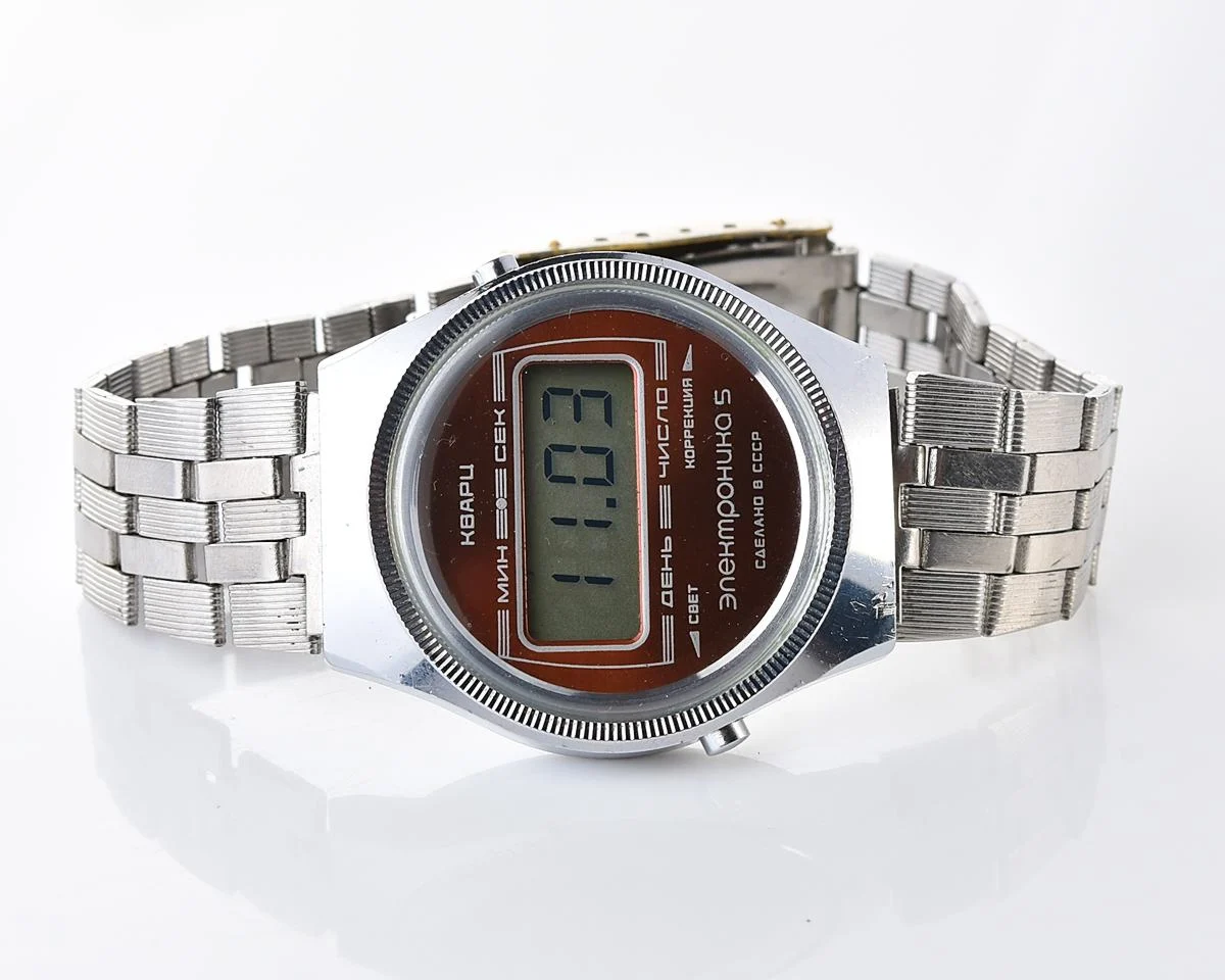 Vintage USSR digital watch Electronika 5