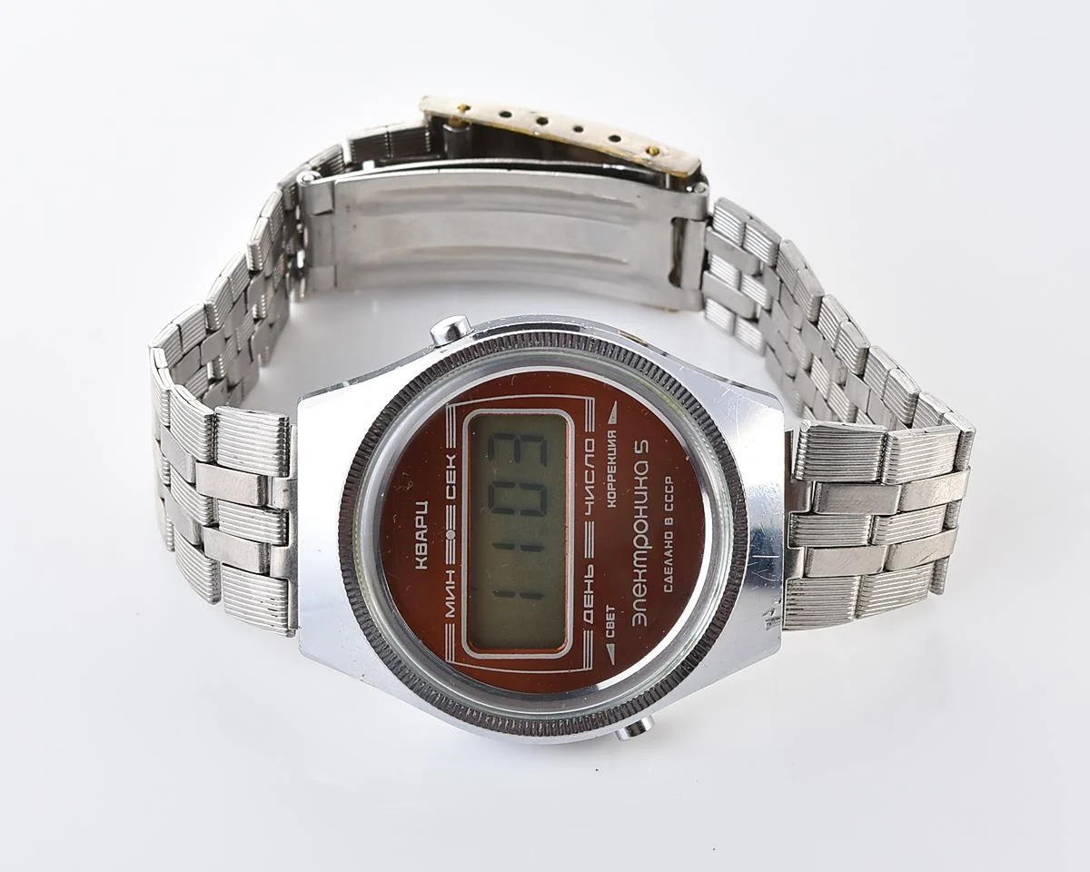 Vintage USSR digital watch Electronika 5