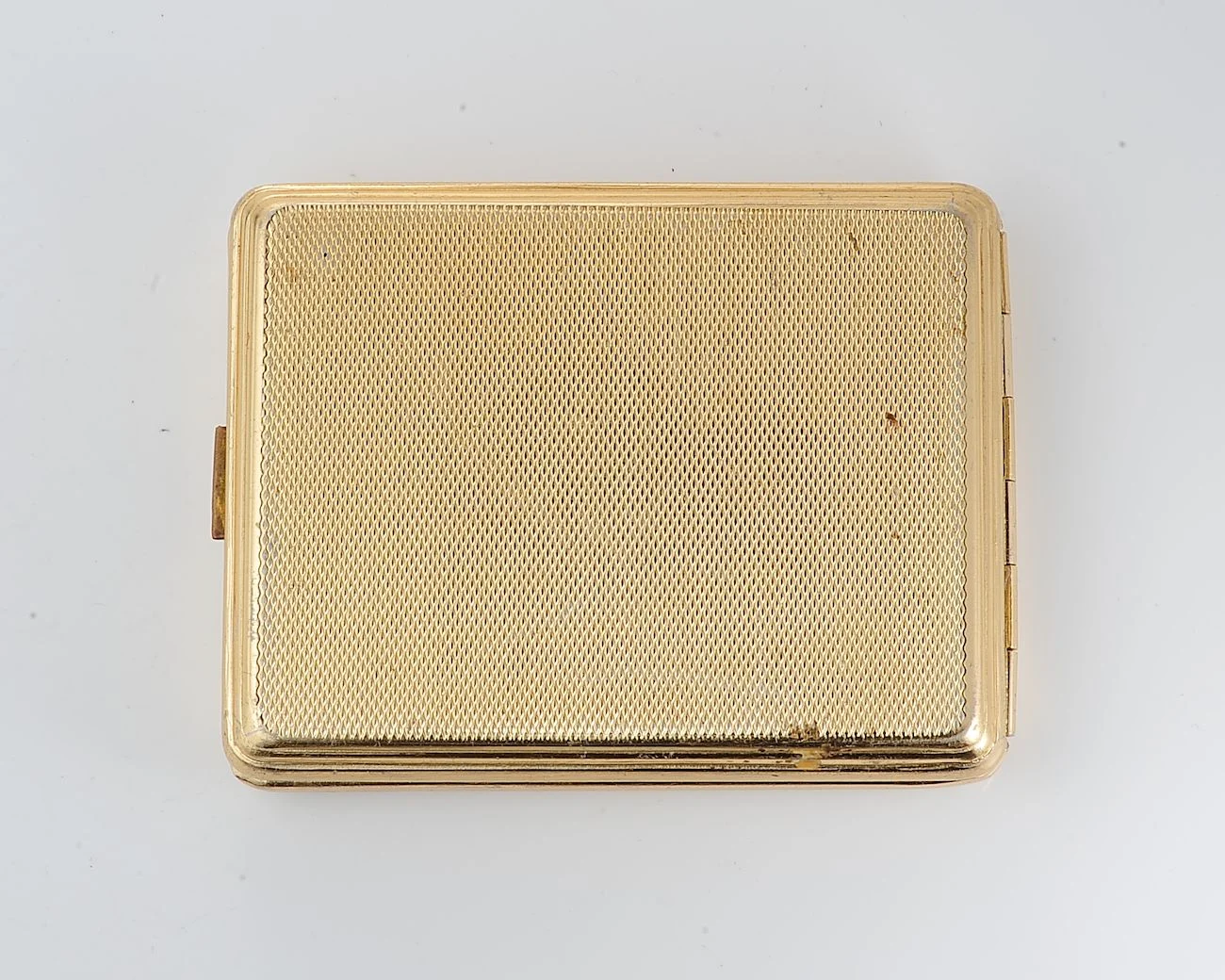 Vintage Soviet "Baikal" Gold-Tone Cigarette Case - USSR Tobacconist Collectible