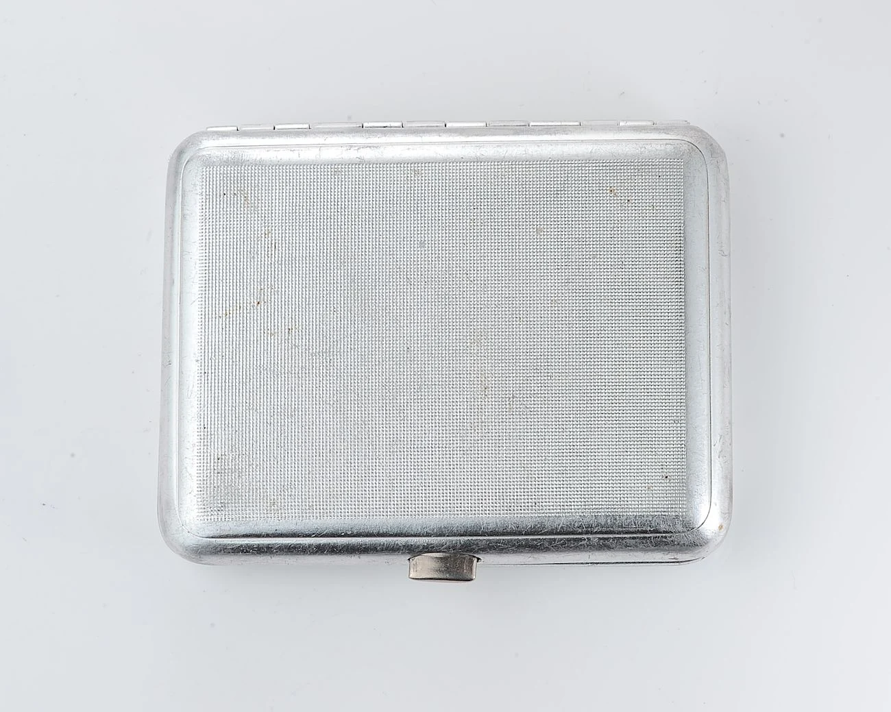 Vintage Space Rocket Vostok-1 metal cigarette box - Soviet cosmos exploration era relic