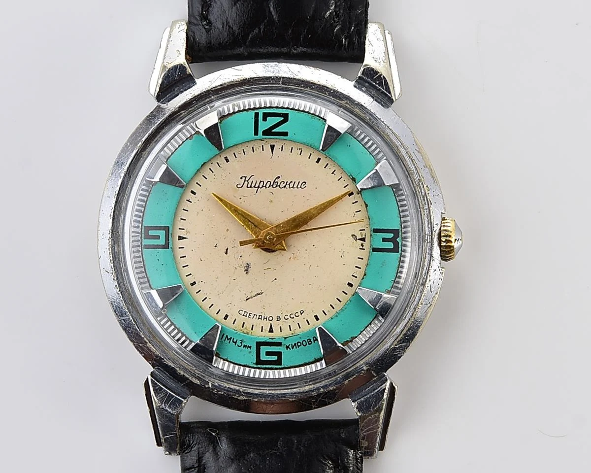 Rare! Beautiful vintage Soviet wristwatch from 50s - Kirovskie 1MWF