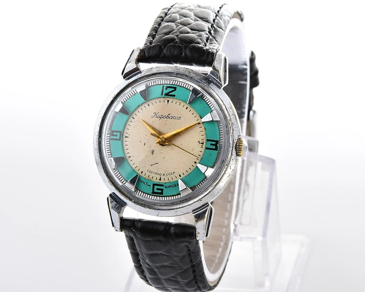 Rare! Beautiful vintage Soviet wristwatch from 50s - Kirovskie 1MWF