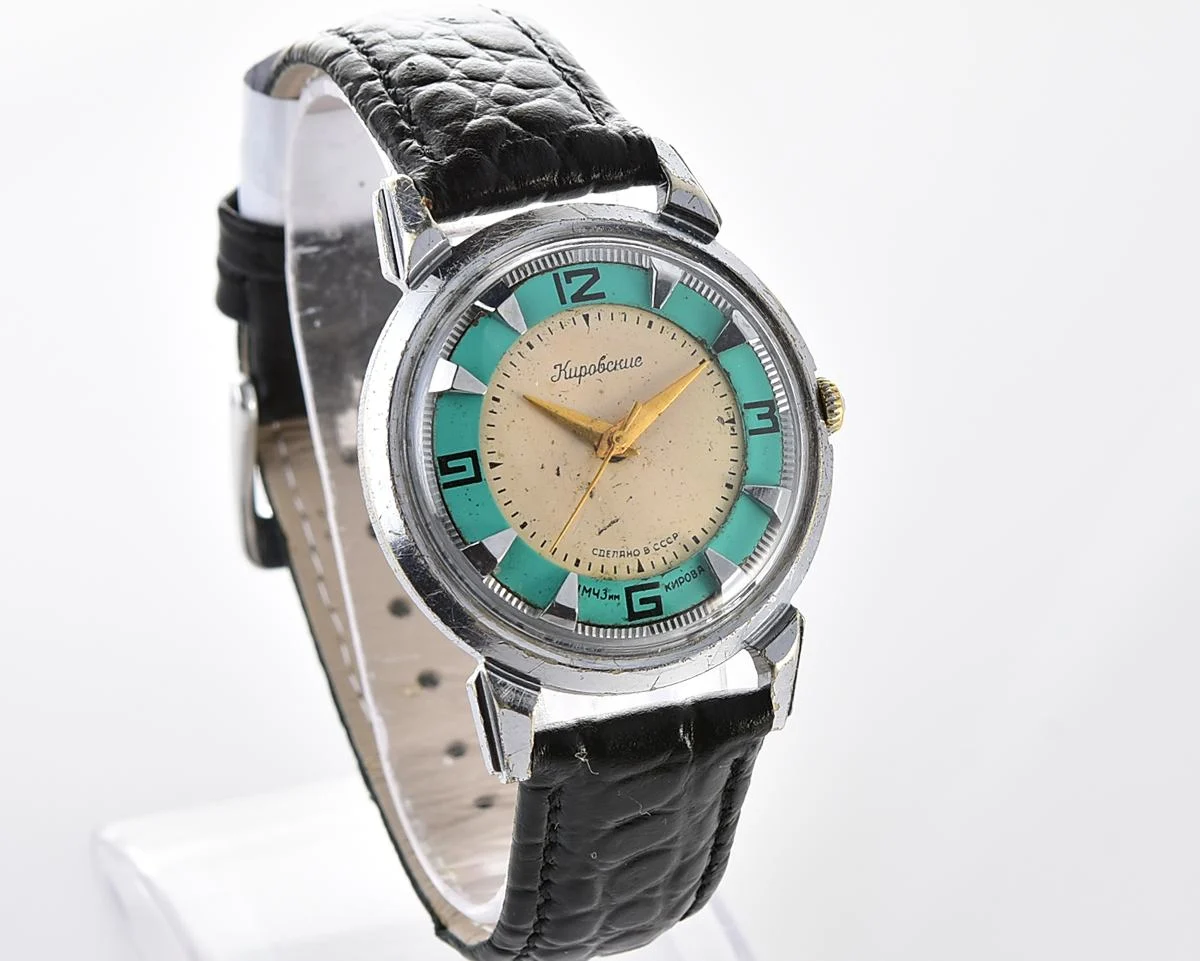 Rare! Beautiful vintage Soviet wristwatch from 50s - Kirovskie 1MWF