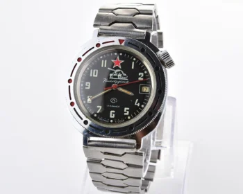 Soviet Vostok Komandirskie Tank mechanical wristwatch