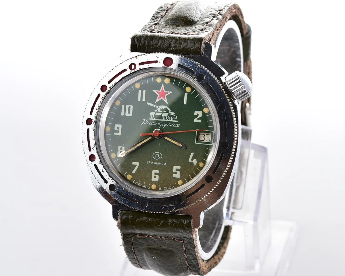 Vostok Commander's mechanical wristwatch - Komandirskie Tank!