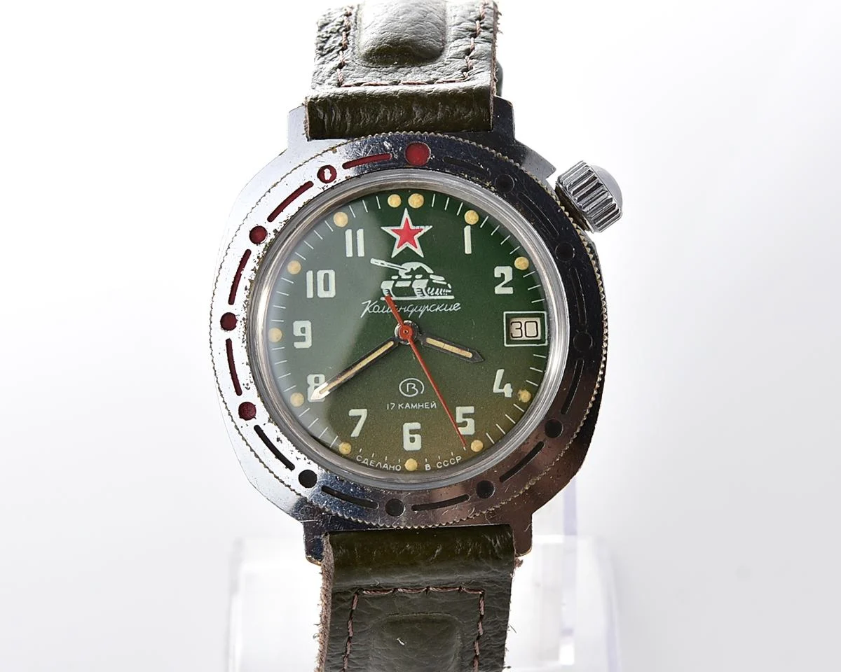 Vostok Commander's mechanical wristwatch - Komandirskie Tank!