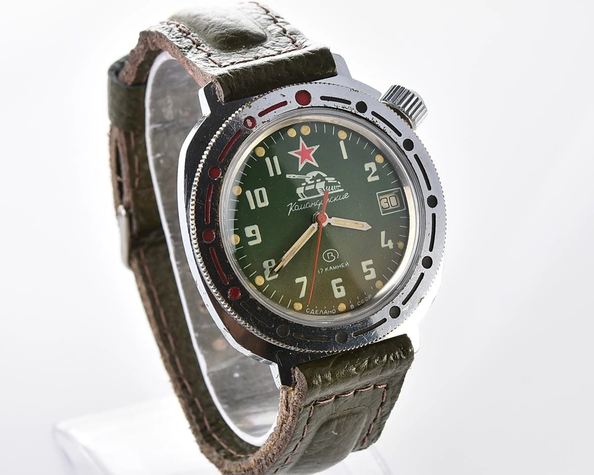 Vostok Commander's mechanical wristwatch - Komandirskie Tank!
