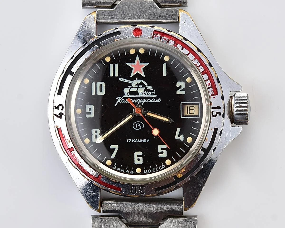 Vostok Komandirskie TANK mechanical watch limited series – “Zakaz MO CCCP”