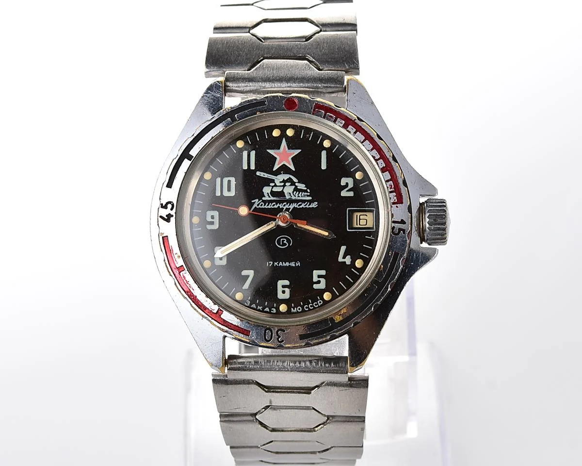 Vostok Komandirskie TANK mechanical watch limited series – “Zakaz MO CCCP”