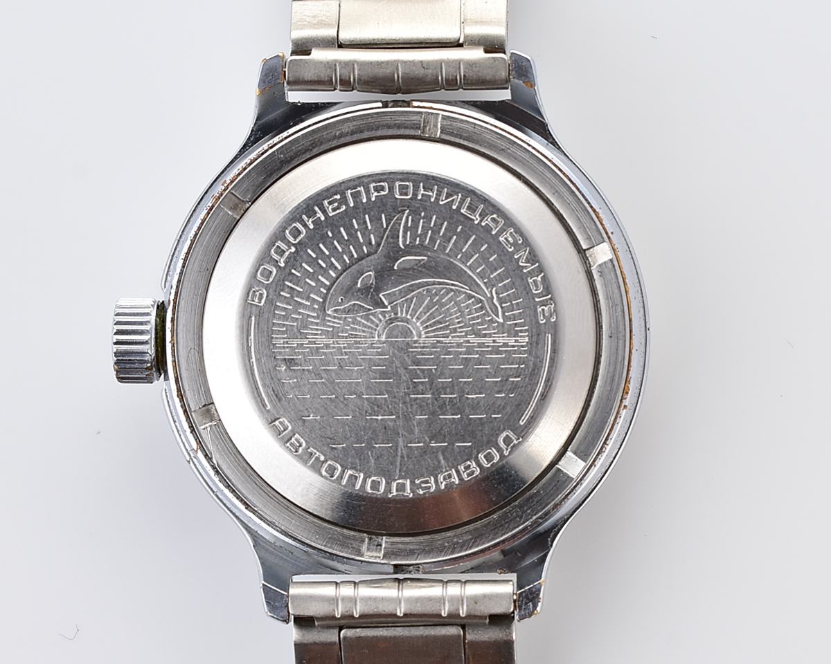 Vostok Amphibia with self-winding mechanical movement feat. Admiral Kuznetsov aircraft carrier