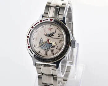 Vostok Amphibia with self-winding mechanical movement feat. Admiral Kuznetsov aircraft carrier