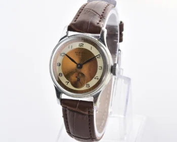 Vintage Soviet Mayak mechanical watch in hermetic body from the 2nd quarter of 1955