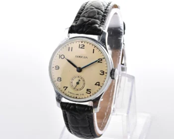 Vintage soviet mechanical POBEDA watch, 2MChZ from the 2nd quarter of 1954