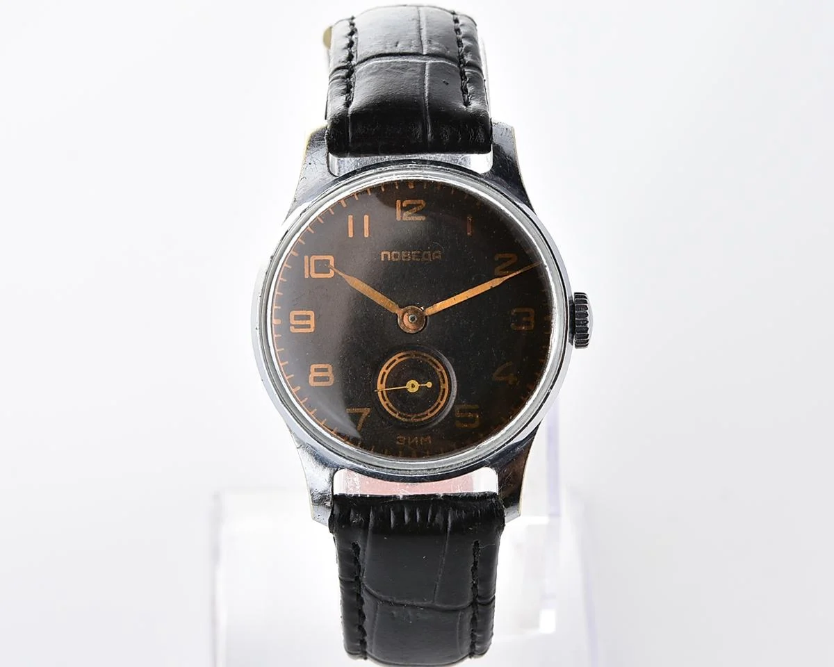 Vintage Soviet mechanical watch Pobeda, ZiM factory, the 4th quarter of 1957