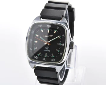 Large soviet POLJOT watch with quartz movement