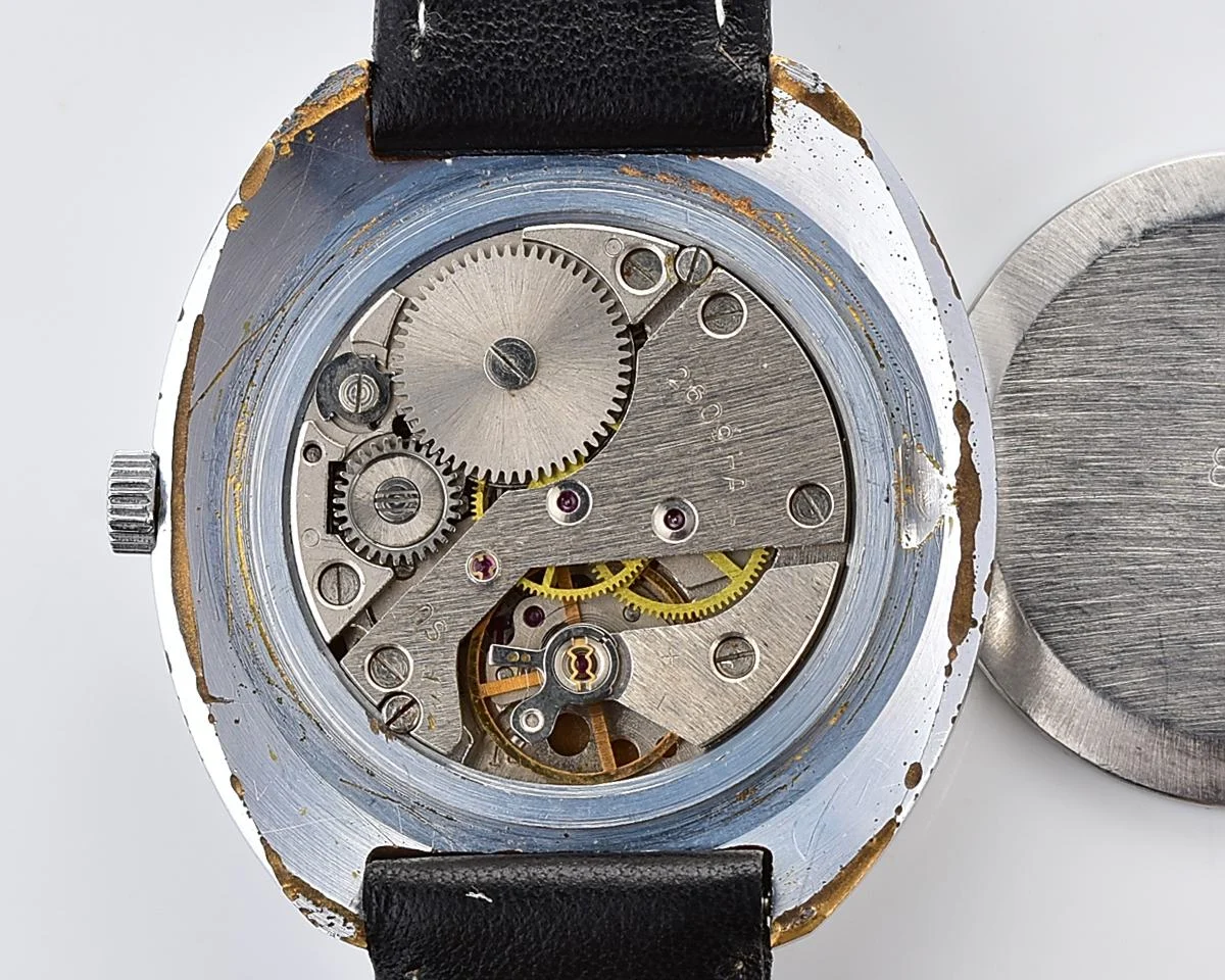 Vintage Soviet mechanical wristwatch Raketa "Big Zero"