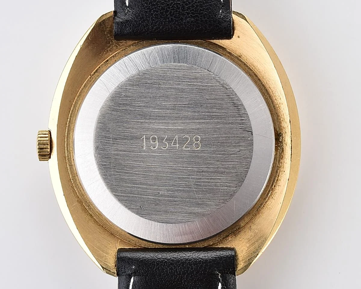 Soviet Raketa Vintage Gold-Plated Mechanical Watch