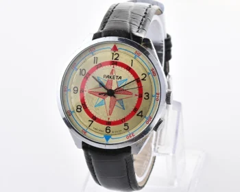 Soviet mechanical Raketa Compass Rose mechanical wristwatch