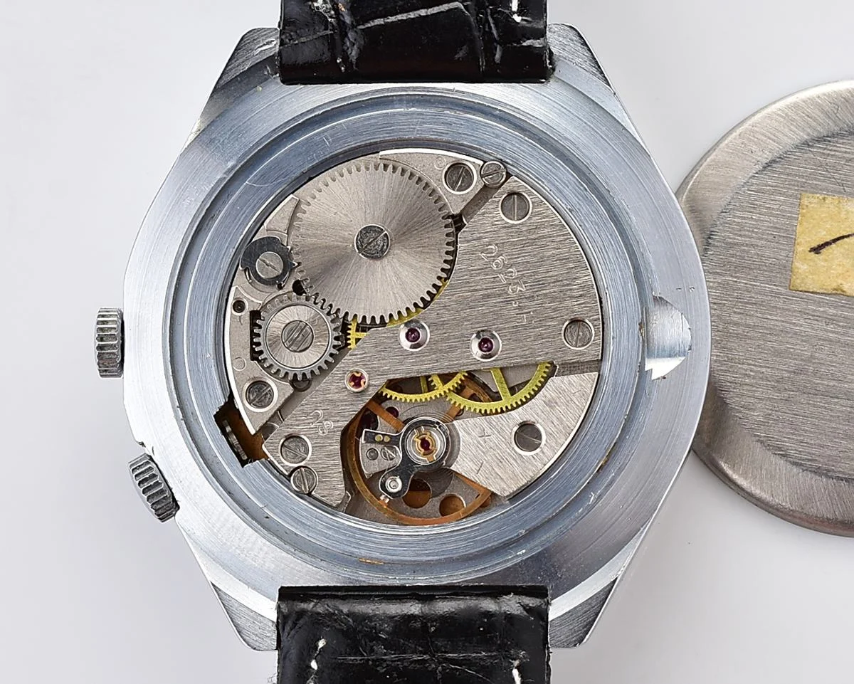 Excellent soviet Raketa wristwatch with 24 hours 2623.H mechanical movement