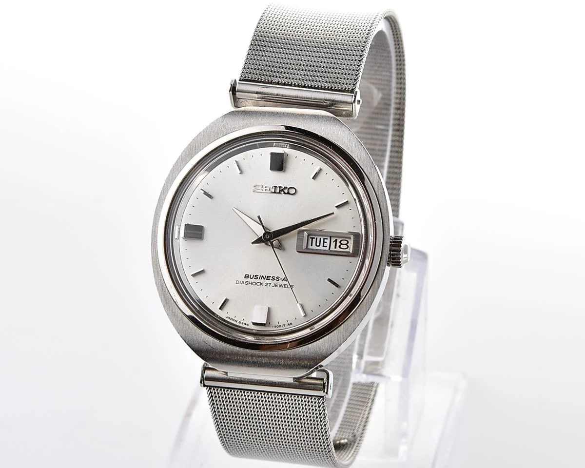 Vintage Seiko Business-A – Silver Sunburst Day-Date from March 1969