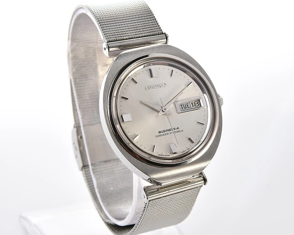 Vintage Seiko Business-A – Silver Sunburst Day-Date from March 1969