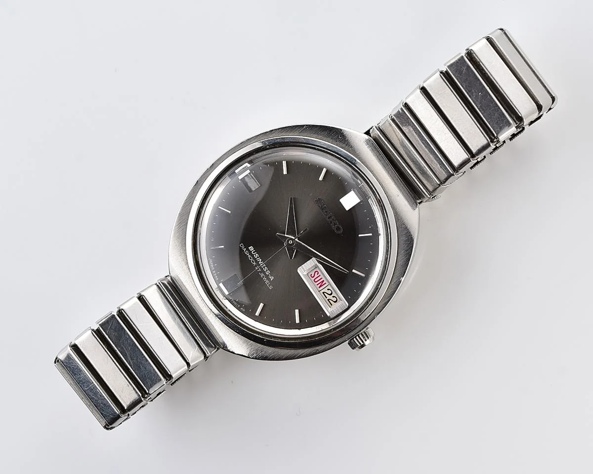 Vintage Seiko Business-A – Gray Sunburst Day-Date from April 1967