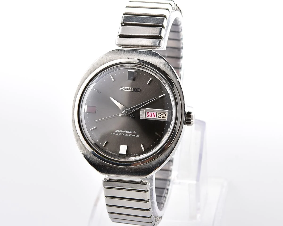 Vintage Seiko Business-A – Gray Sunburst Day-Date from April 1967
