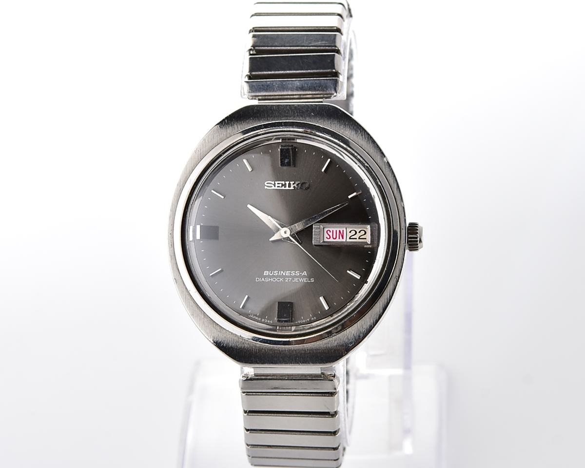 Vintage Seiko Business-A – Gray Sunburst Day-Date from April 1967