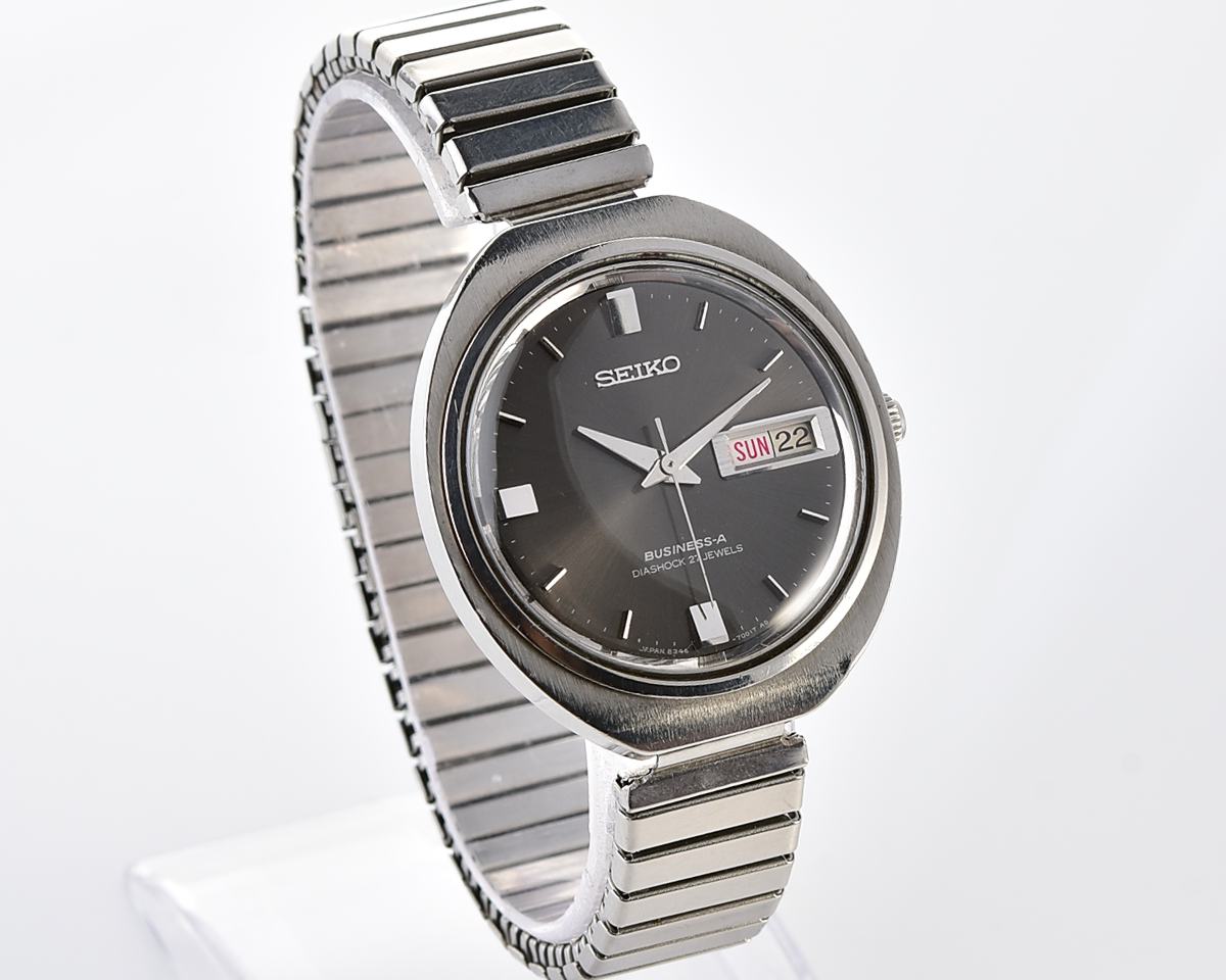 Vintage Seiko Business-A – Gray Sunburst Day-Date from April 1967