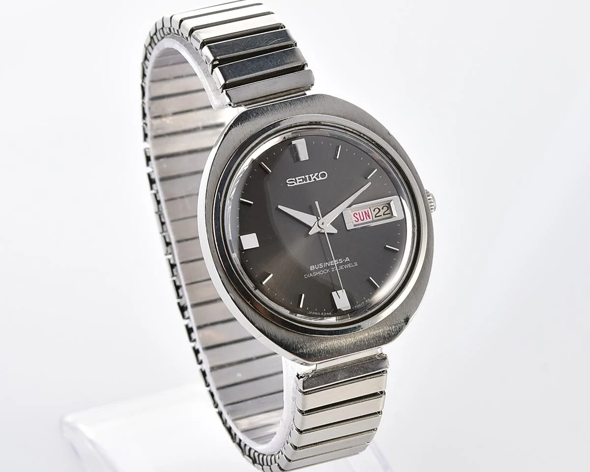 Vintage Seiko Business-A – Gray Sunburst Day-Date from April 1967