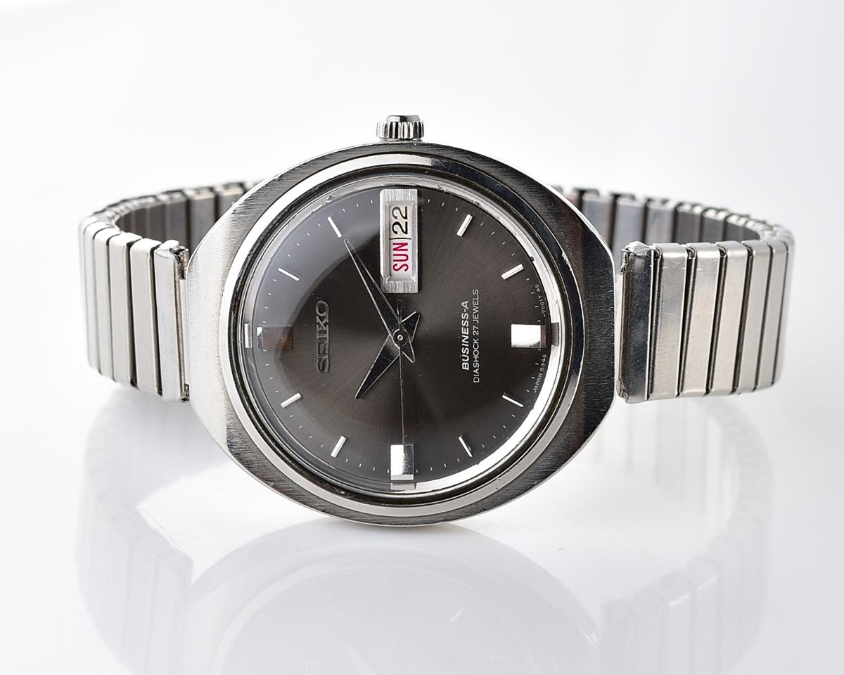 Vintage Seiko Business-A – Gray Sunburst Day-Date from April 1967