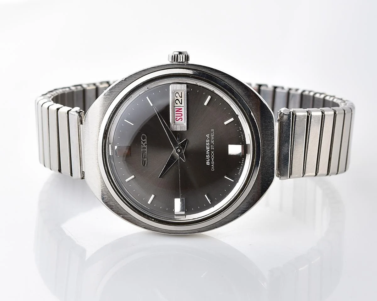 Vintage Seiko Business-A – Gray Sunburst Day-Date from April 1967