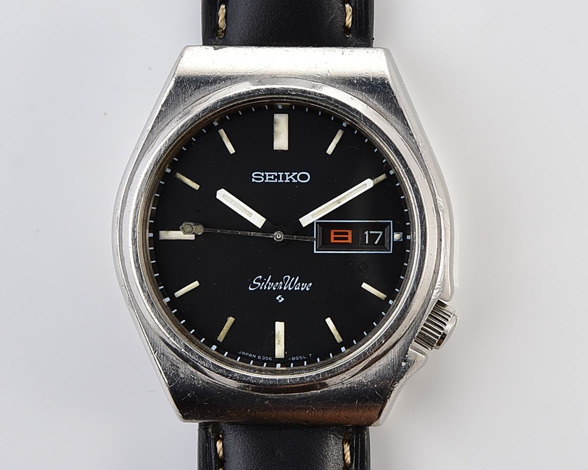 Vintage Seiko SilverWave – Black Sunburst Day-Date Automatic from July 1978