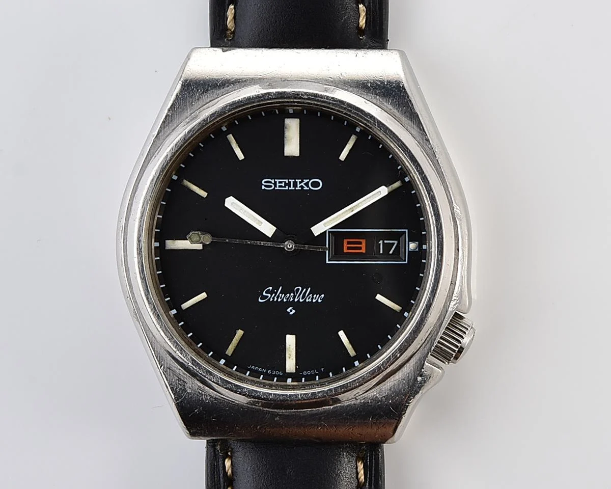 Vintage Seiko SilverWave – Black Sunburst Day-Date Automatic from July 1978