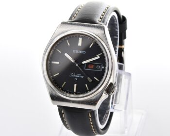 Vintage Seiko SilverWave – Black Sunburst Day-Date Automatic from July 1978