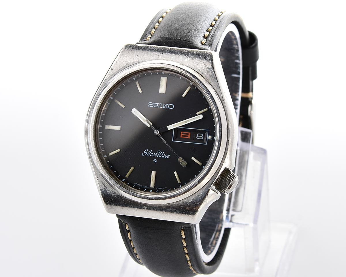 Vintage Seiko SilverWave – Black Sunburst Day-Date Automatic from July 1978