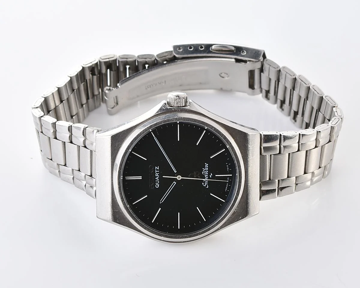 Vintage Seiko Quartz SilverWave – Deep Blue Sunburst from October 1979