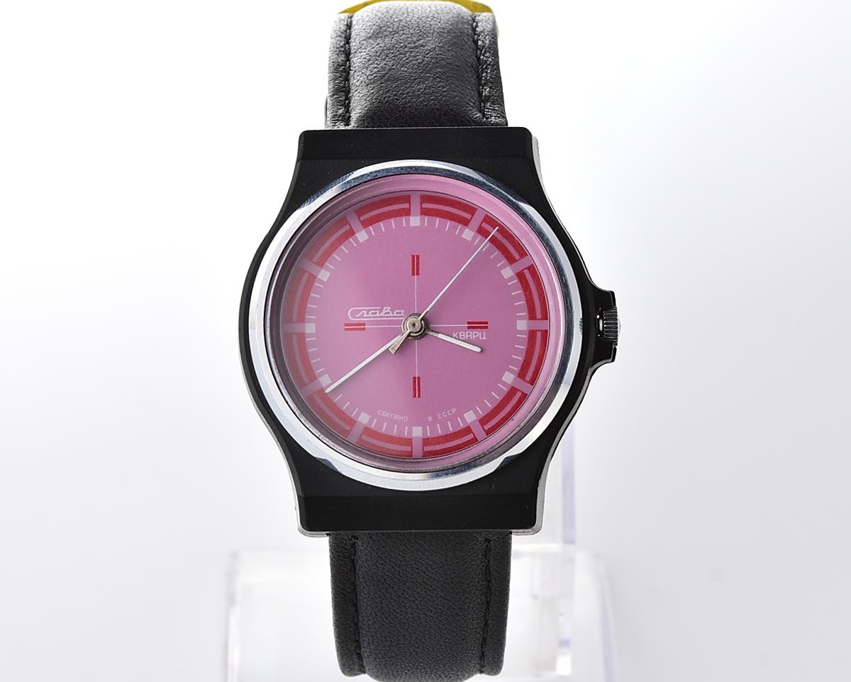 Automatic soviet SLAVA with quartz movement
