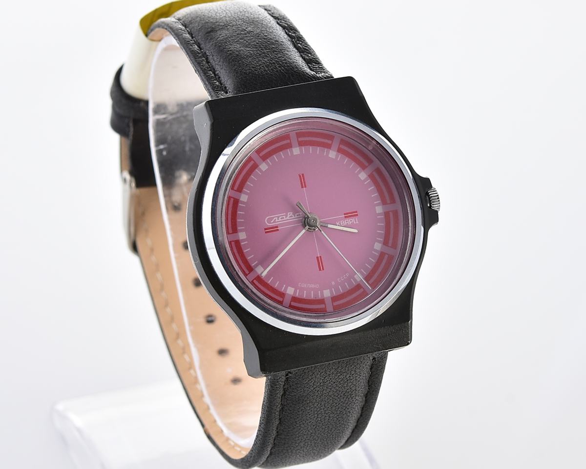 Automatic soviet SLAVA with quartz movement