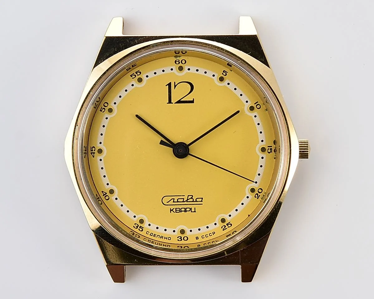 TIME CAPSULE: Soviet Slava with quartz movement – New Old Stock (NOS)!