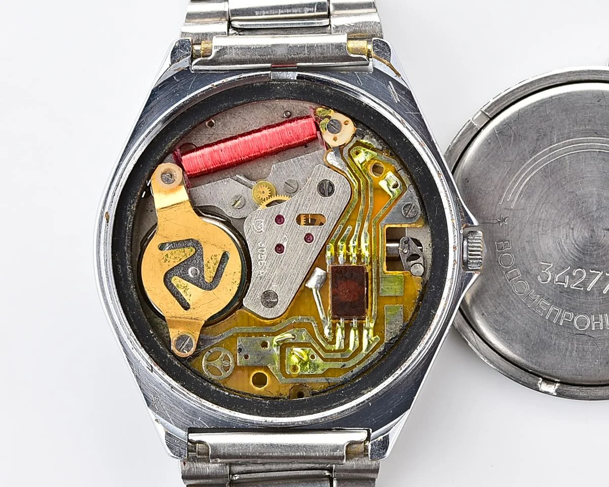 Soviet Slava watch with quartz movement