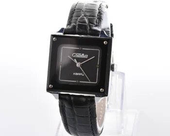 Automatic soviet SLAVA with quartz movement in unusual square body