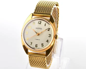 Excellent soviet gold-plated Vostok (Wostok) mechanical watch